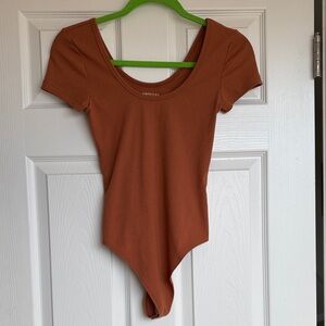 American Eagle Women's Terracotta Bodysuit